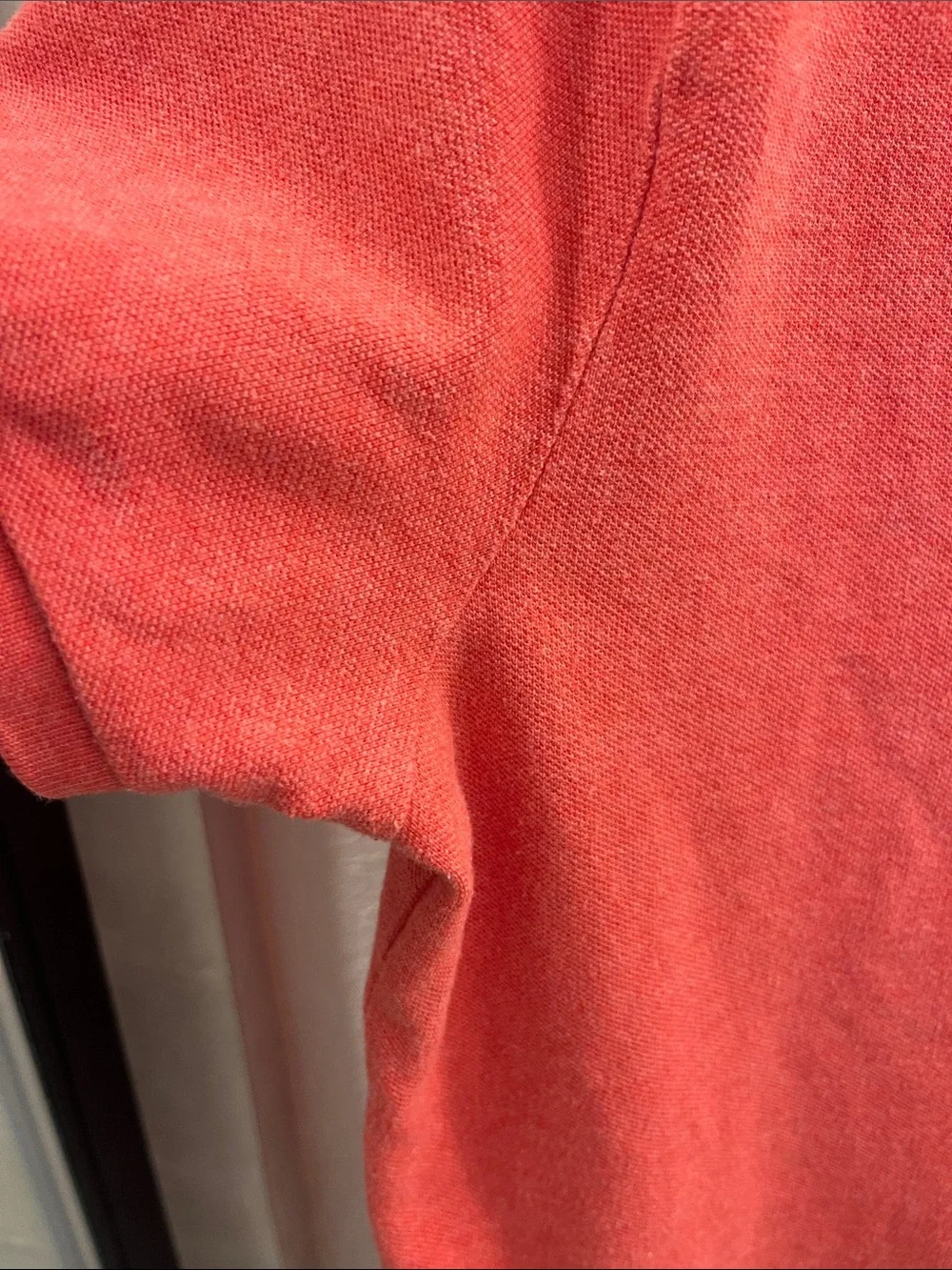Polo by Ralph Lauren Coral Men’s Short Sleeve Polo with Navy Pony